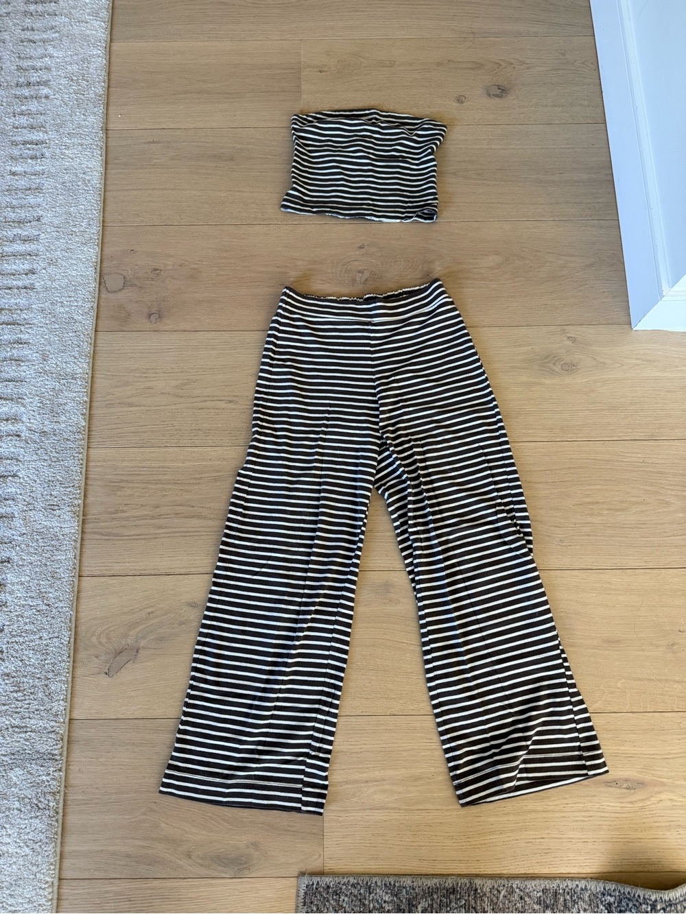 Free people striped set